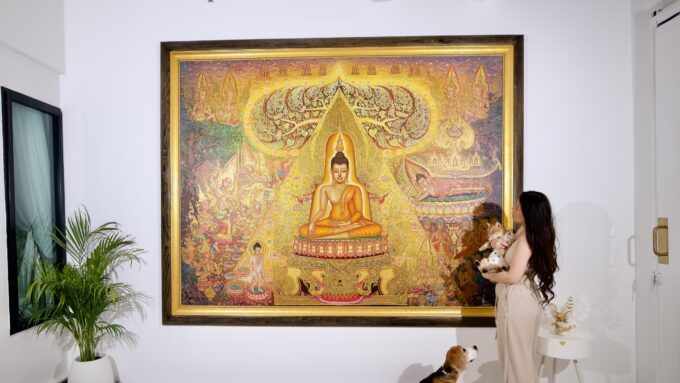 ชีวิตของพระพุทธเจ้า – 240 x 180 ซม Art Gallery 3