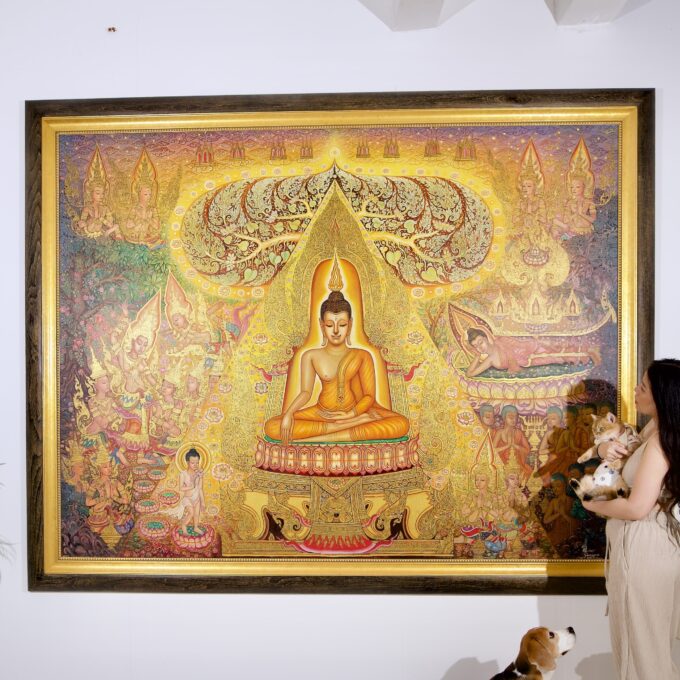 ชีวิตของพระพุทธเจ้า – 240 x 180 ซม Art Gallery