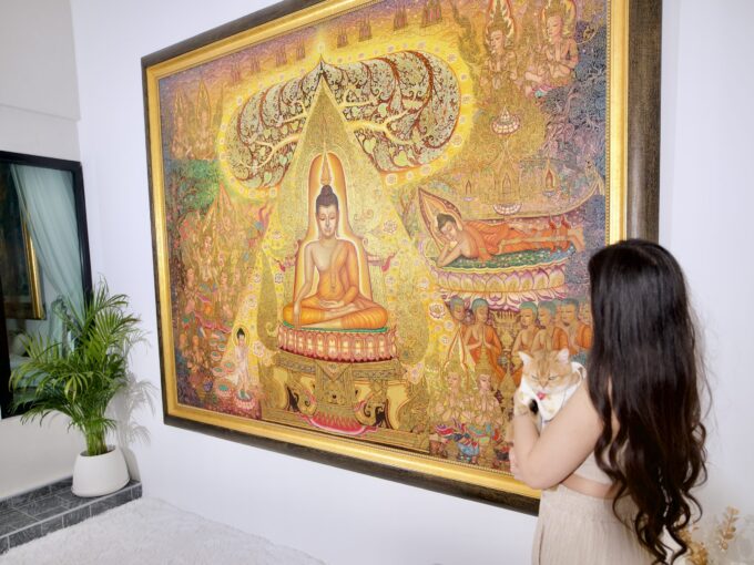 ชีวิตของพระพุทธเจ้า – 240 x 180 ซม Art Gallery 4