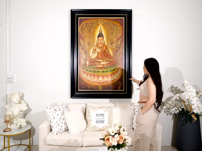 ความสงบของพระพุทธเจ้า – 80 x 130 ซม Art Gallery 2