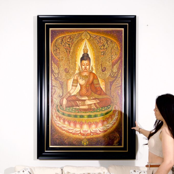 ความสงบของพระพุทธเจ้า – 80 x 130 ซม Art Gallery