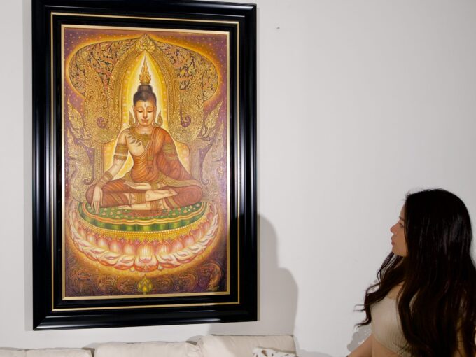 ความสงบของพระพุทธเจ้า – 80 x 130 ซม Art Gallery 3