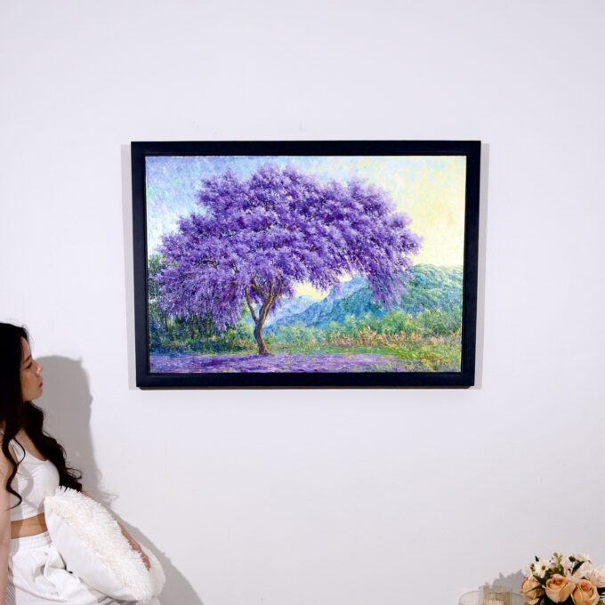 ต้นไม้สีม่วง – 90 x 60 ซม Art Gallery