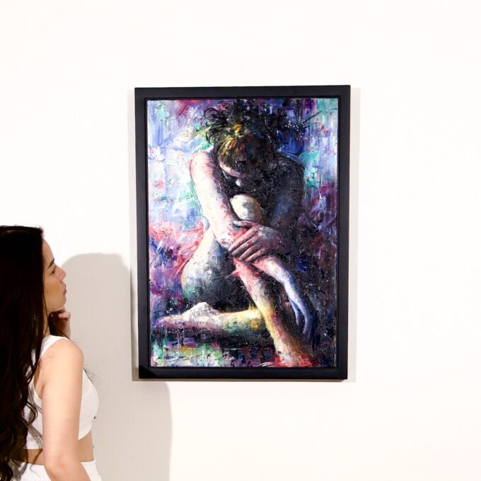 เด็กหญิงสีม่วง – 50 X 70 ซม Art Gallery